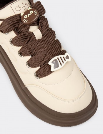 Women's Beige Sneakers