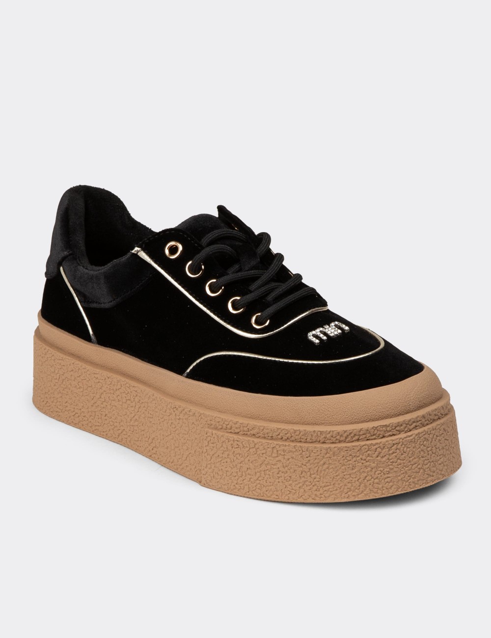 Women's Black Sneakers - 25330ZSYHC01
