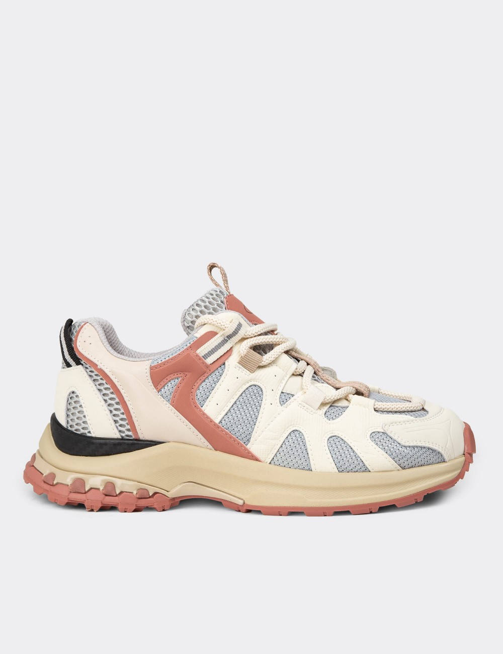 Women's Gray Sneakers - 25317ZGRIC01