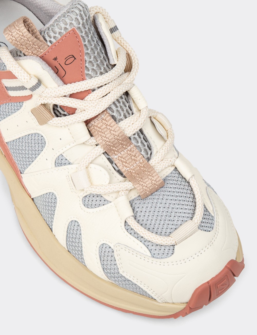 Women's Gray Sneakers - 25317ZGRIC01