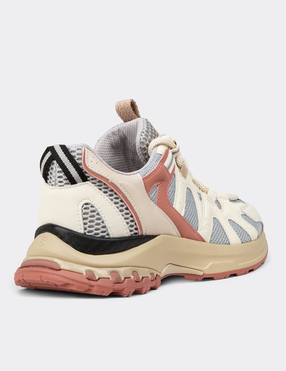 Women's Gray Sneakers - 25317ZGRIC01