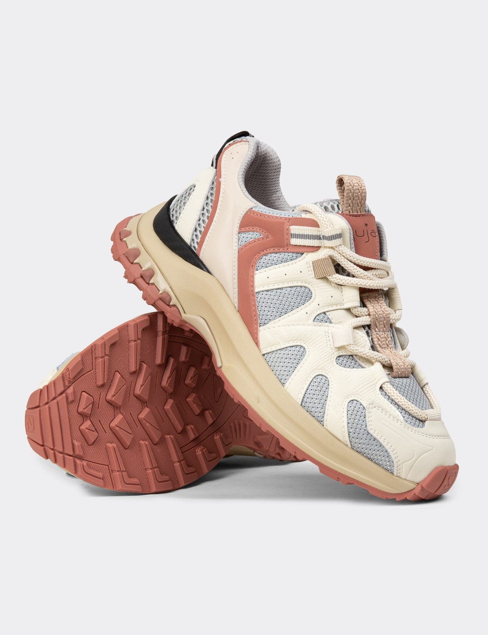 Women's Gray Sneakers - 25317ZGRIC01