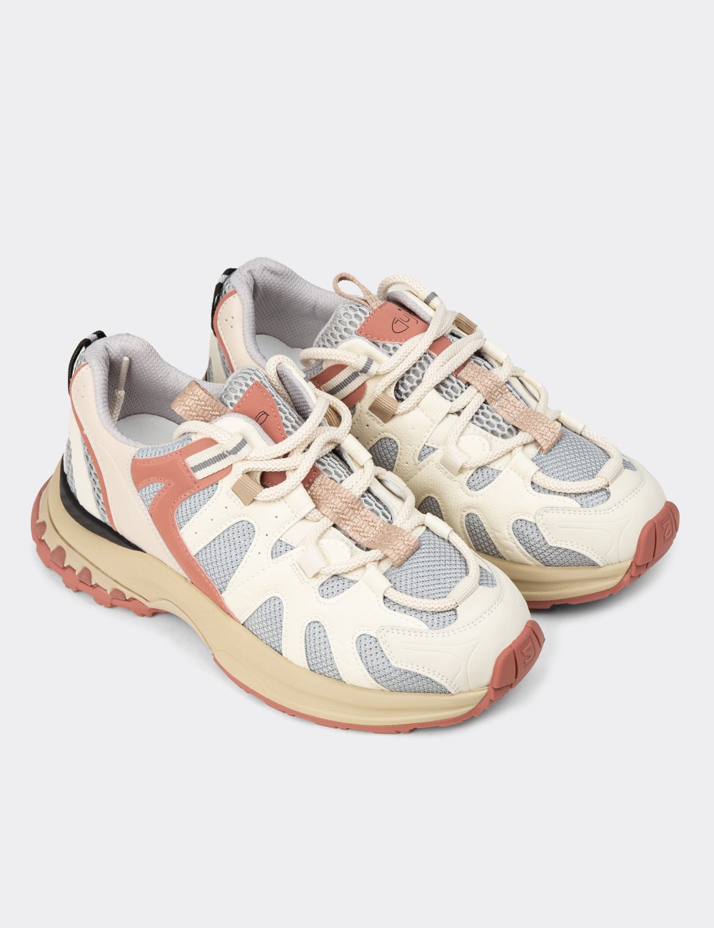 Women's Gray Sneakers - 25317ZGRIC01