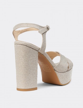 Women's Gold High Heels