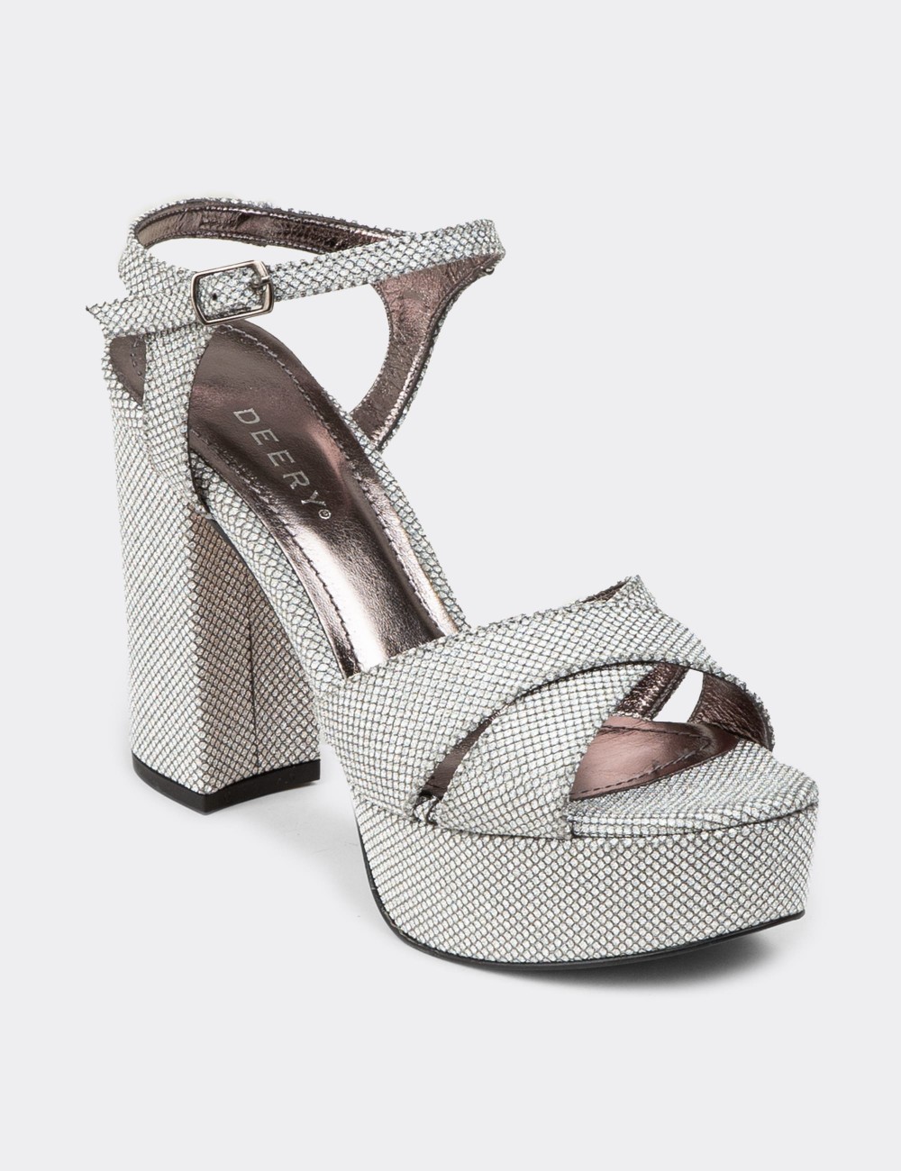 Women's Silver High Heels - K3026ZGMSM01