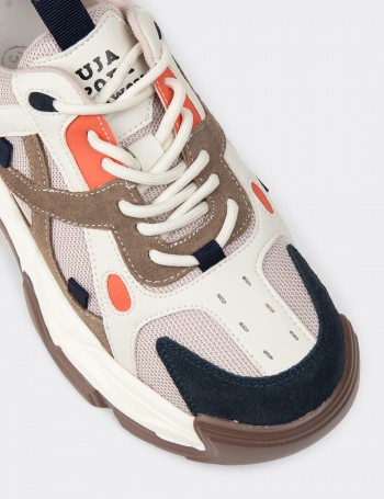 Women's Beige Sneakers