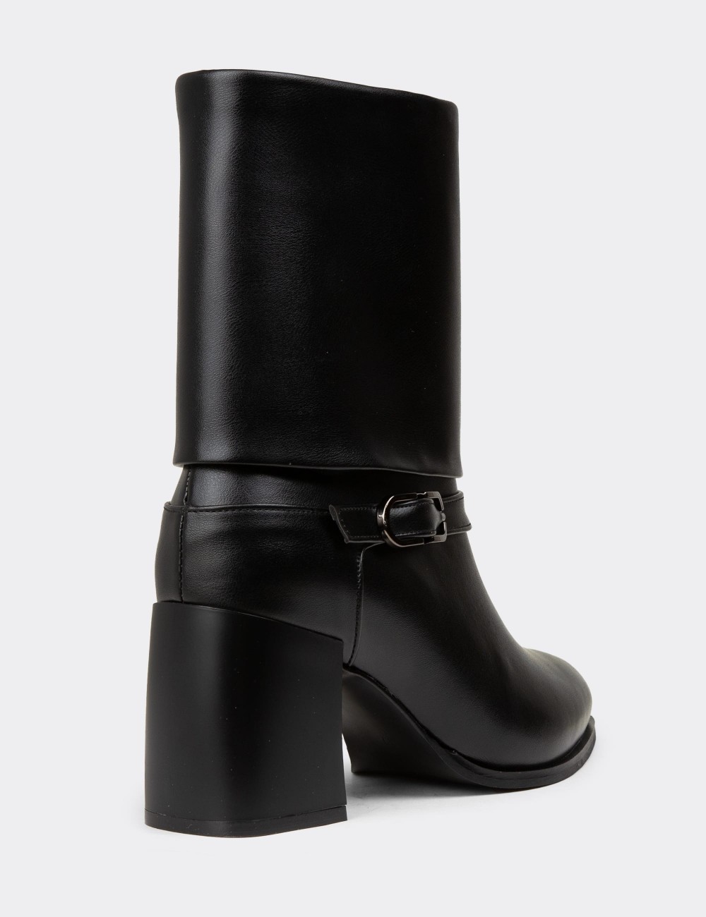 Women's Black Boots - K0946ZSYHC03