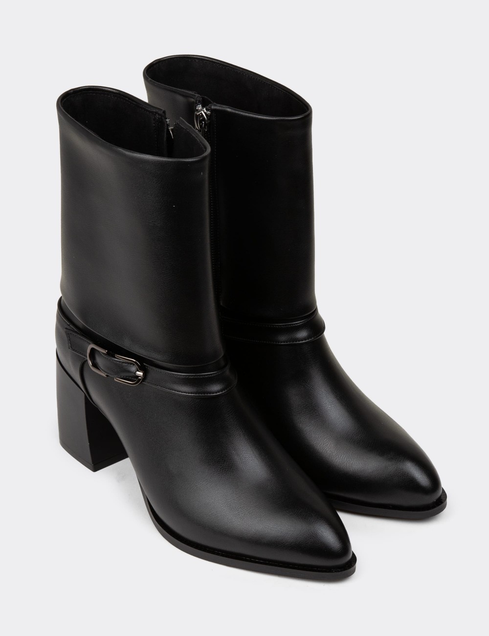 Women's Black Boots - K0946ZSYHC03