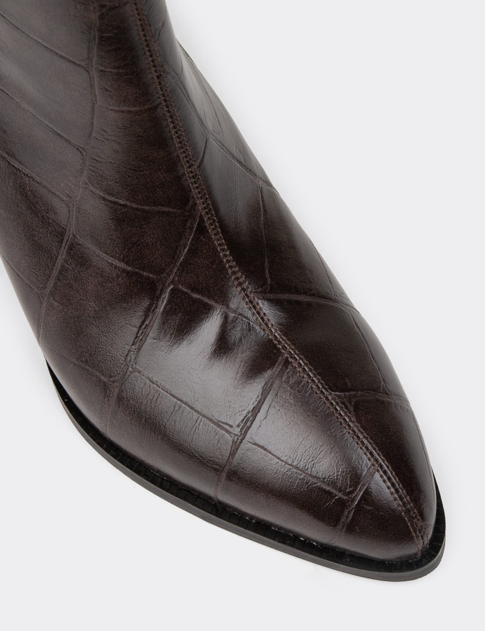 Women's Brown Boots - K0945ZKHVC01