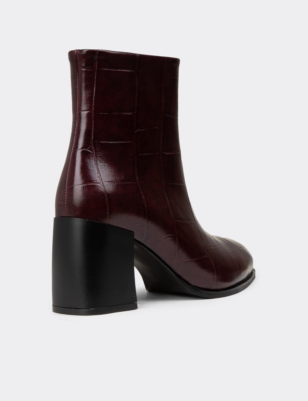 Women's Burgundy Boots - K0945ZBRDC01