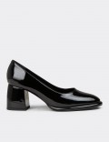 Women's Black Patent High Heels