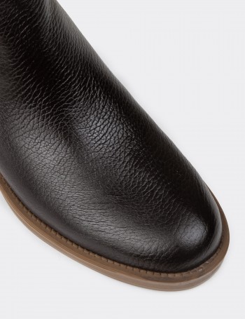 Women's Brown Leather Ankle Boots