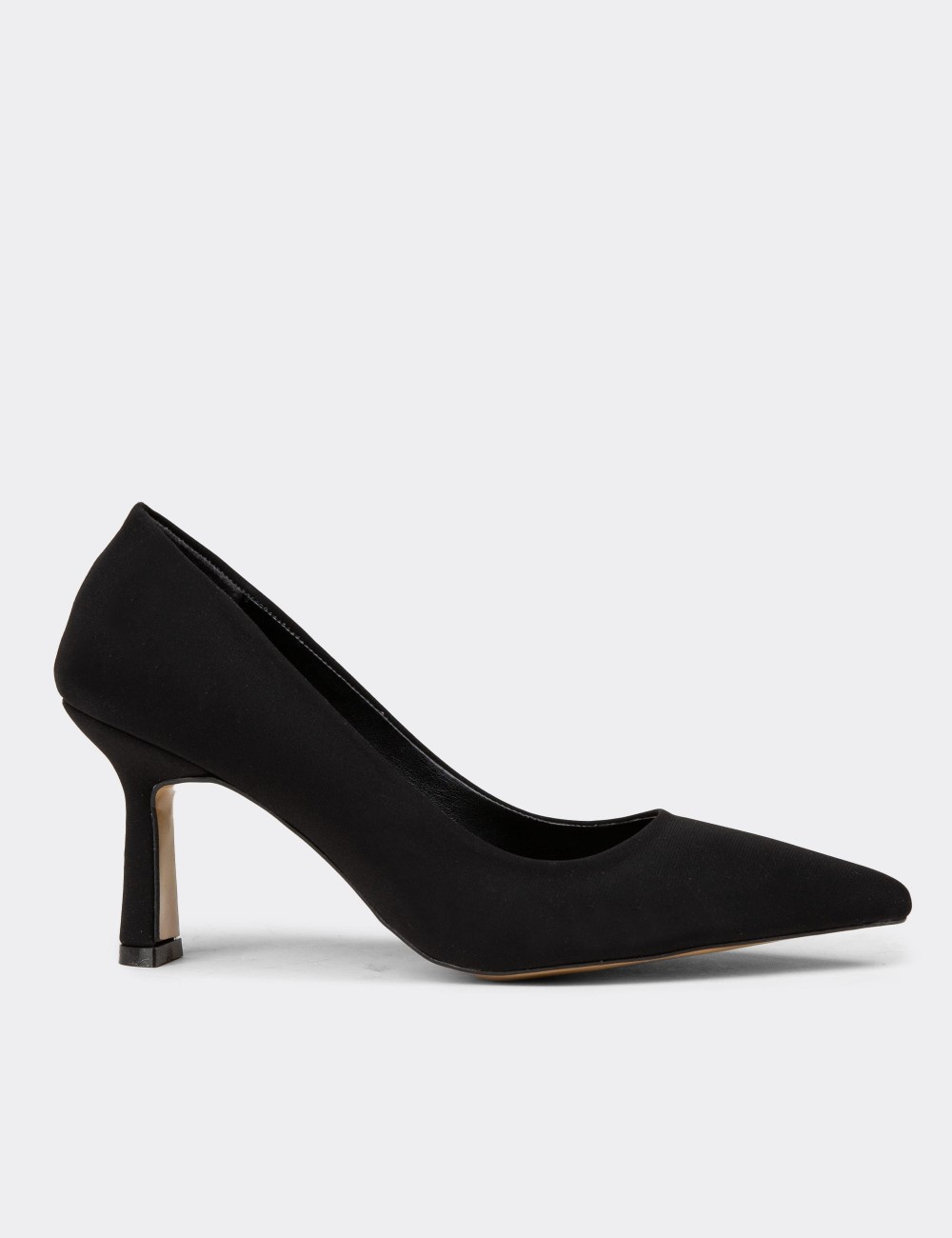 Women's Black Stiletto Heels - K0200ZSYHC03