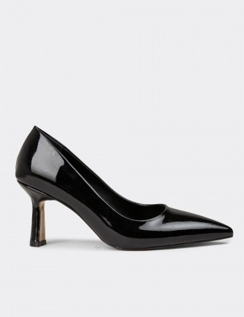 Women's Black Patent Stiletto Heels