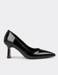 Women's Black Patent Stiletto Heels