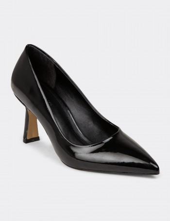 Women's Black Patent Stiletto Heels