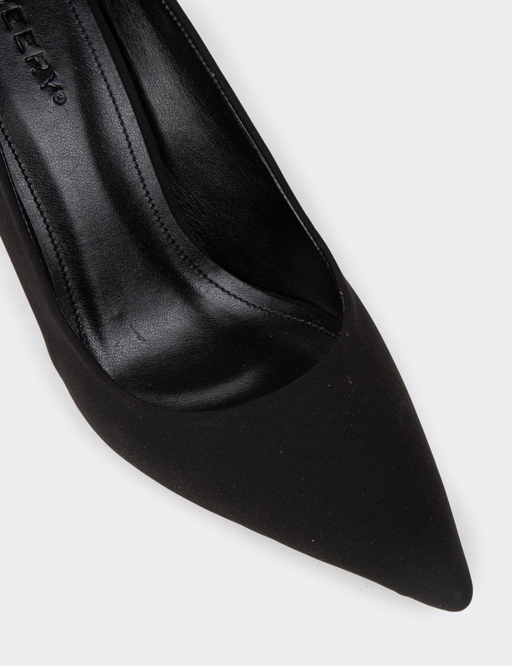 Women's Black Stiletto Heels - K0200ZSYHC03