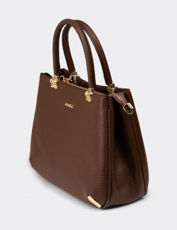 Brown Shoulder Bag - K7416ZKHVY01