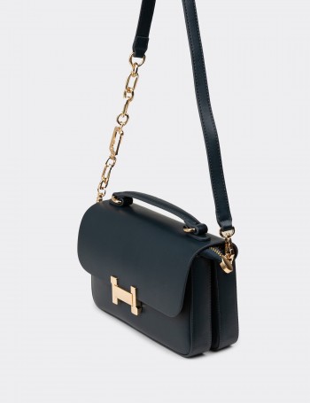 Blue Shoulder Bag