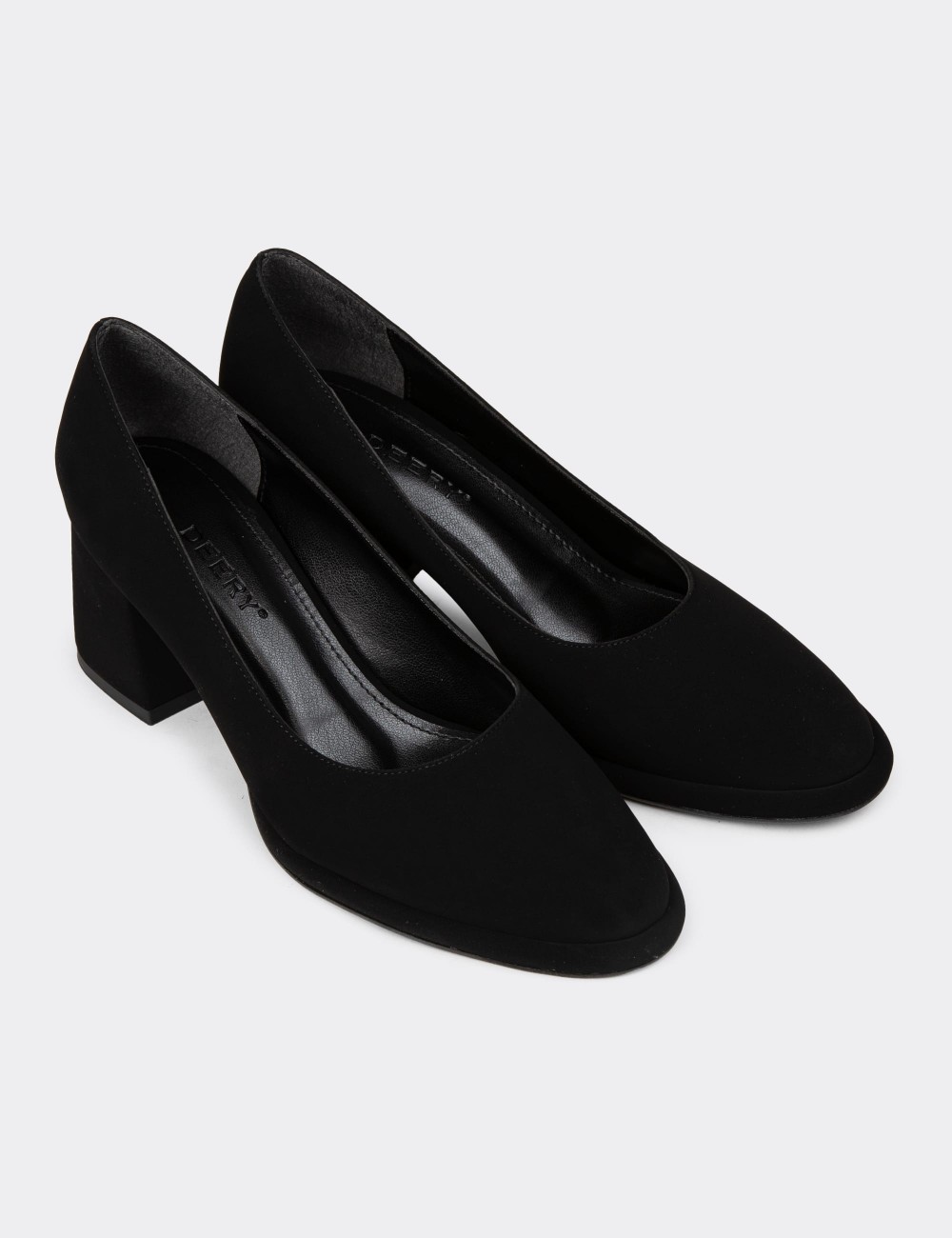 Women's Black Heels - K0103ZSYHC05