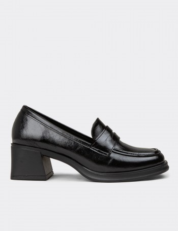 Women's Black Patent High Heels