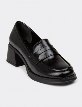Women's Black Patent High Heels