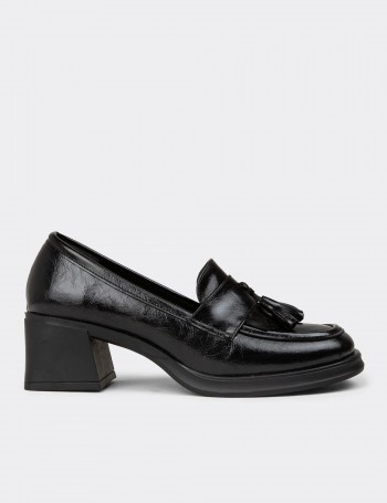 Women's Black Patent High Heels