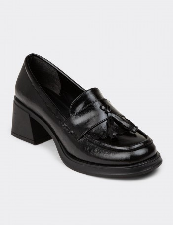 Women's Black Patent High Heels