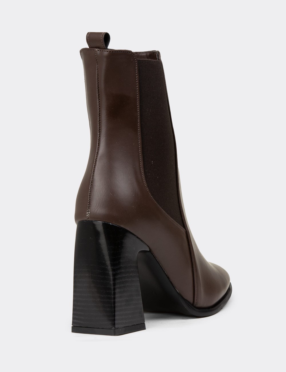 Women's Brown Chelsea Boots - H1501ZKHVC01