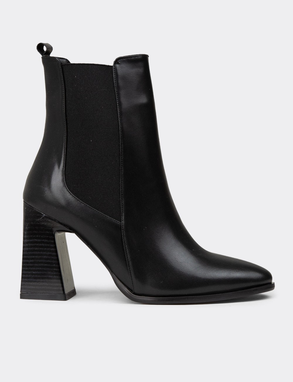 Women's Chelsea Black Boots - H1501ZSYHC01