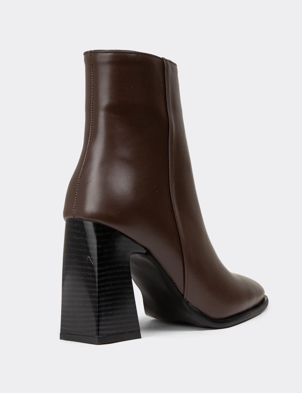 Women's Brown Boots - H1502ZKHVC01