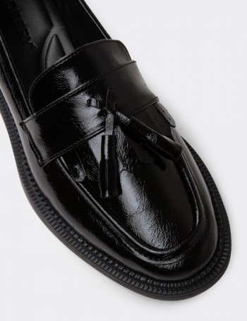 Women's Black Moccasins