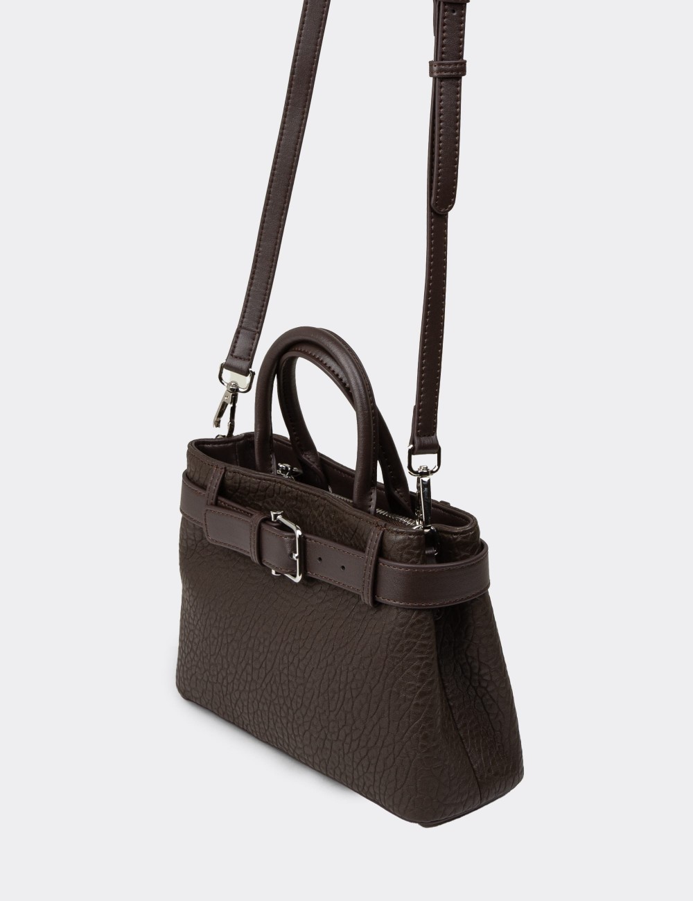 Brown Shoulder Bag - K2791ZKHVY01
