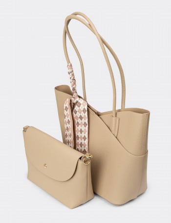 Sandstone Shoulder Bag - K6763ZVZNY01