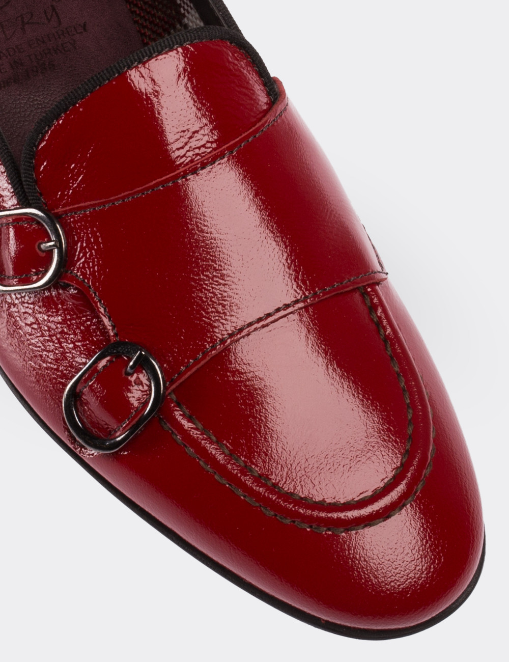 Red Patent Leather Loafers - 01617ZKRMM01