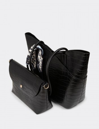 Black Shoulder Bag - K2676ZSYHY01