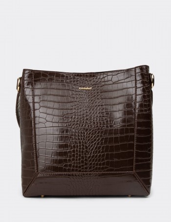 Brown Shoulder Bag - K7424ZKHVY01