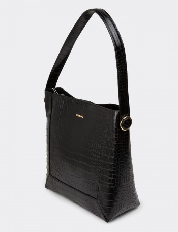 Black Shoulder Bag - K7424ZSYHY01