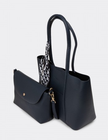 Navy Shoulder Bag - K2685ZLCVY01