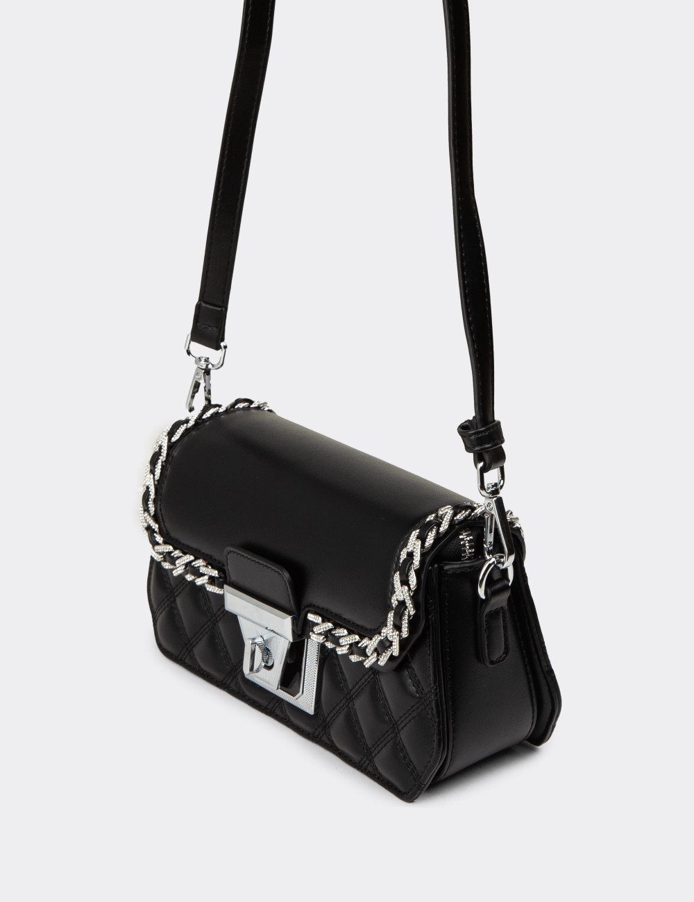 Black Shoulder Bag - K2737ZSYHY01
