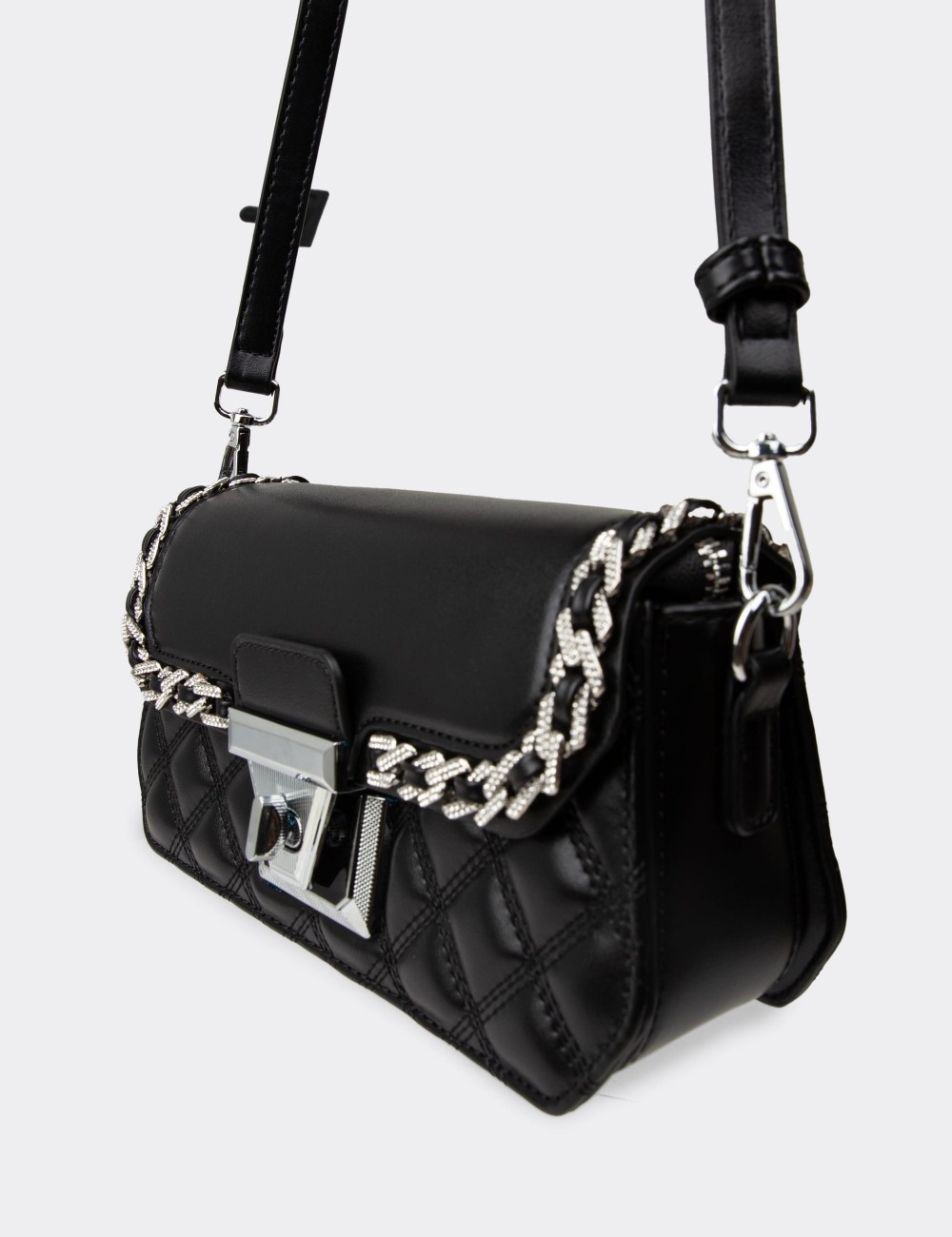 Black Shoulder Bag - K2737ZSYHY01