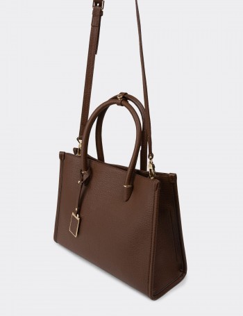 Brown Shoulder Bag - K2703ZKHVY01