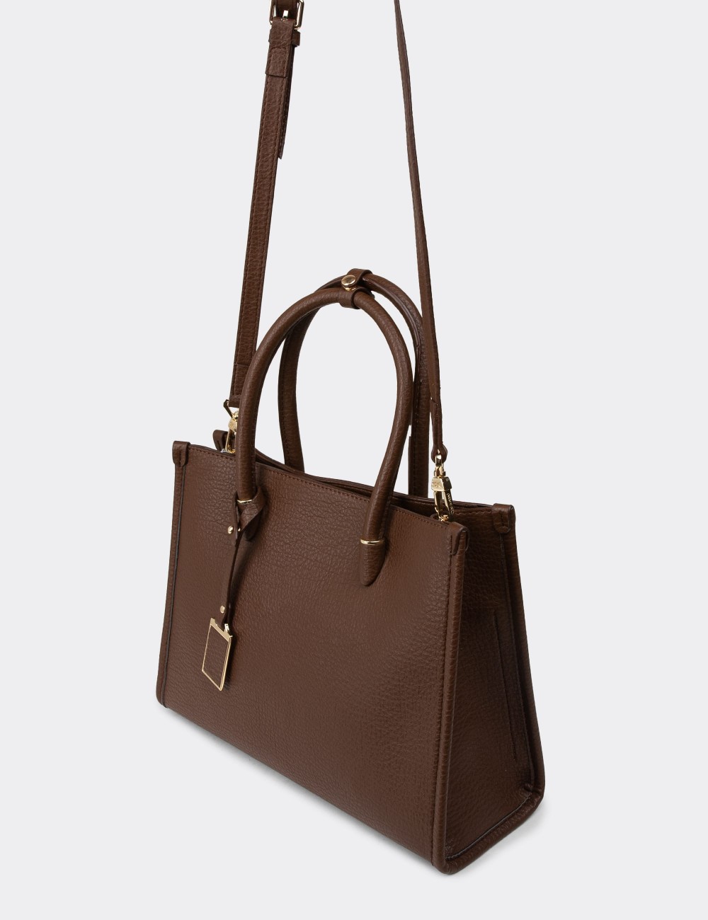 Brown Shoulder Bag - K2703ZKHVY01