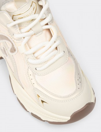 Women's Beige Sneakers