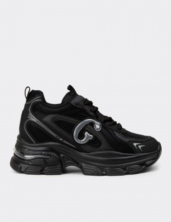 Women's Black Sneakers