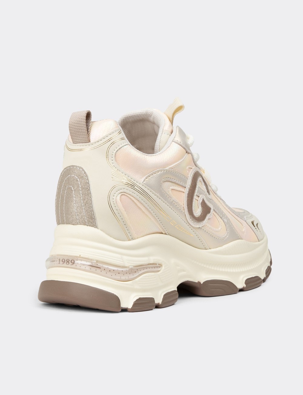 Women's Beige Sneakers - 25450ZBEJC01