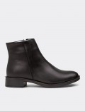 Women's Black Leather Boots