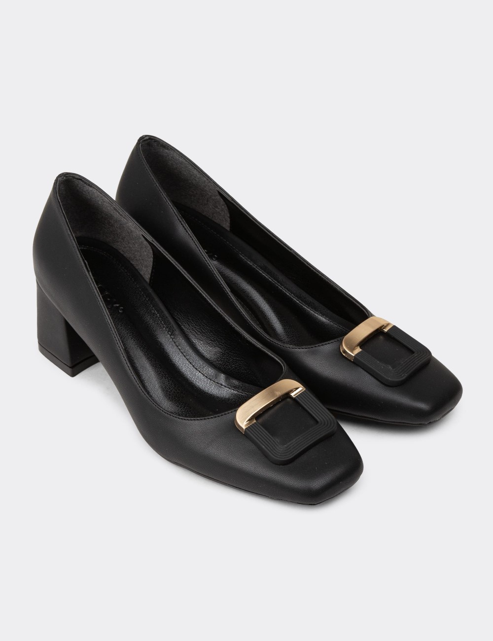 Women's Black Heels - K1090ZSYHM03