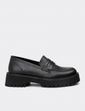 Women's Black Loafers