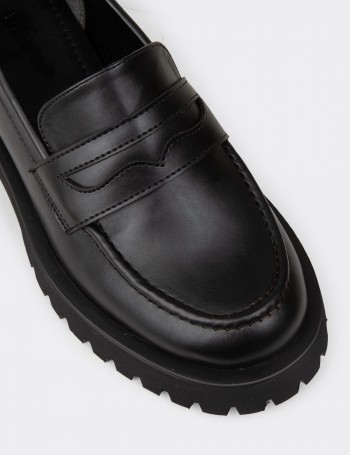 Women's Black Loafers